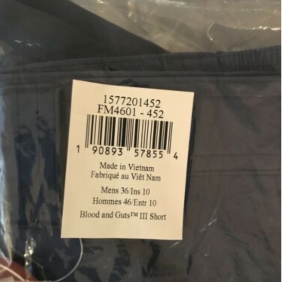 Columbia PFG Blood And Guts III Navy Shorts Men's - Picture 8 of 12